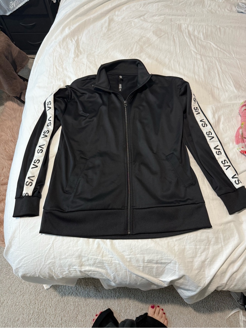 Victoria Sport VS Logo Tape Track Jacket Sz S